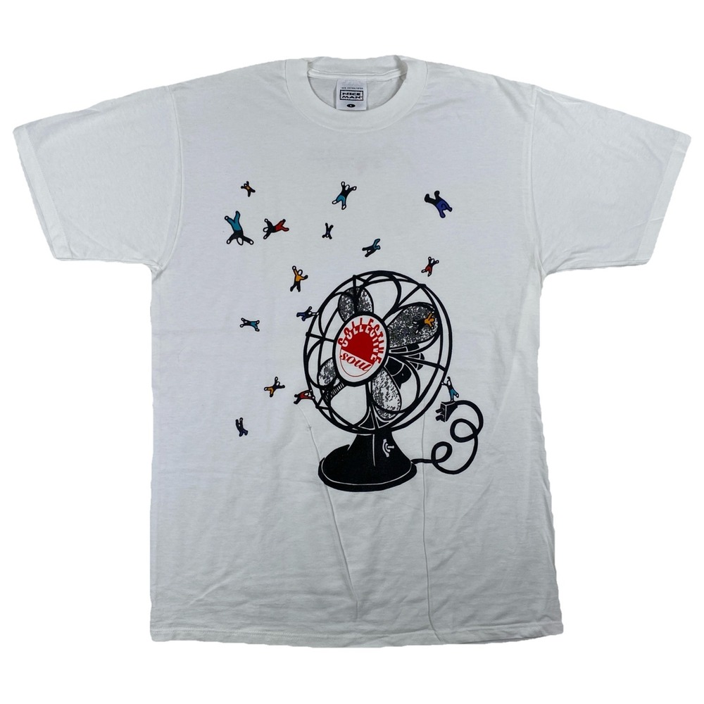 Vintage Collective Soul Band Desk Fan T-Shirt Large White Nice Man DeadStock